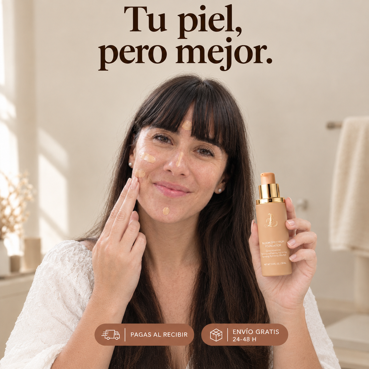 PELUZA-BASE DE MAQUILLAJE 5 EN 1