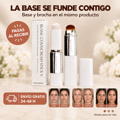 Peluza - Base coreana de maquillaje en barra 2 en 1